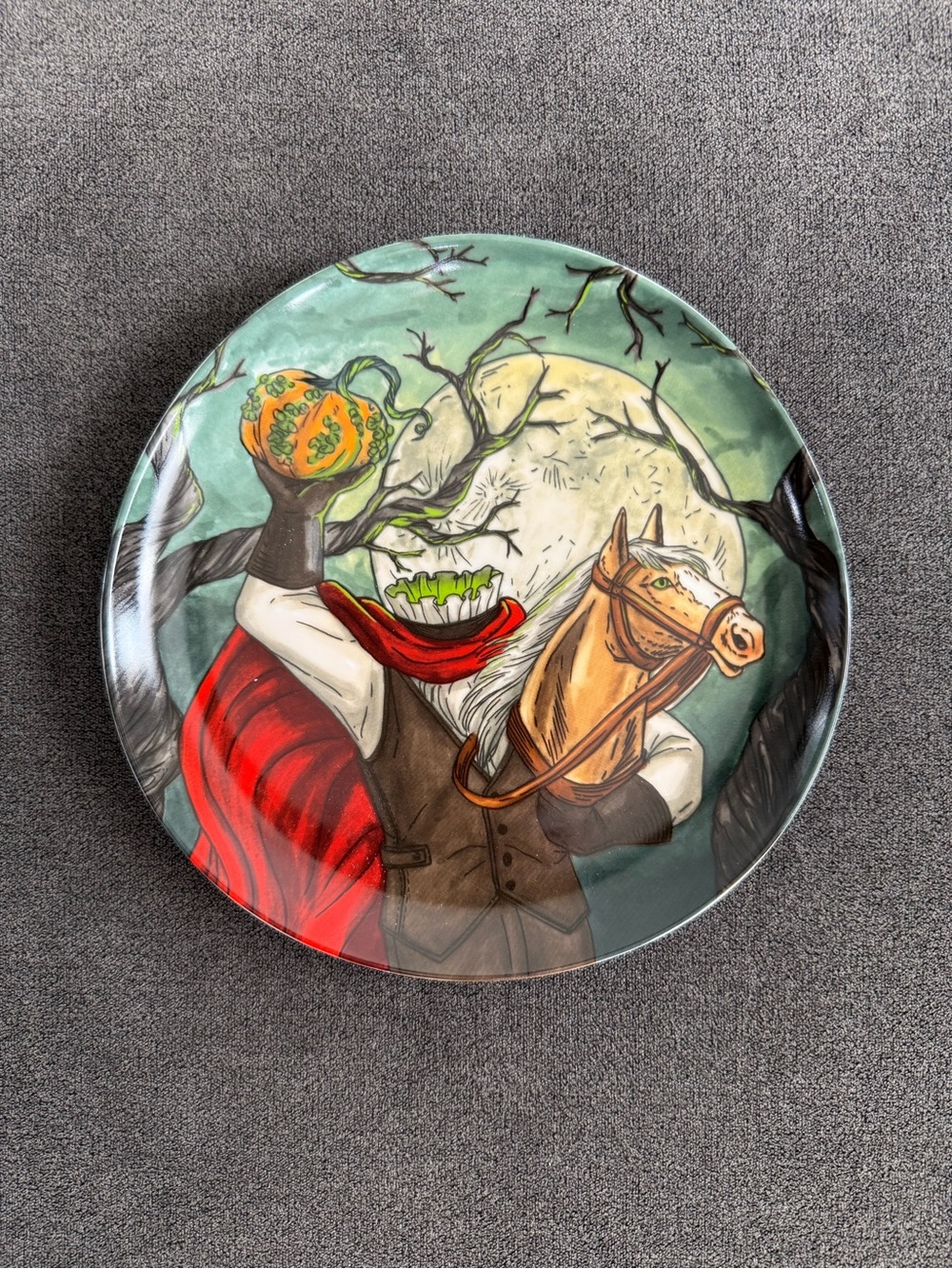West Elm Dapper Animal Halloween Salad Plates Set of 4 - Picture 8 of 8